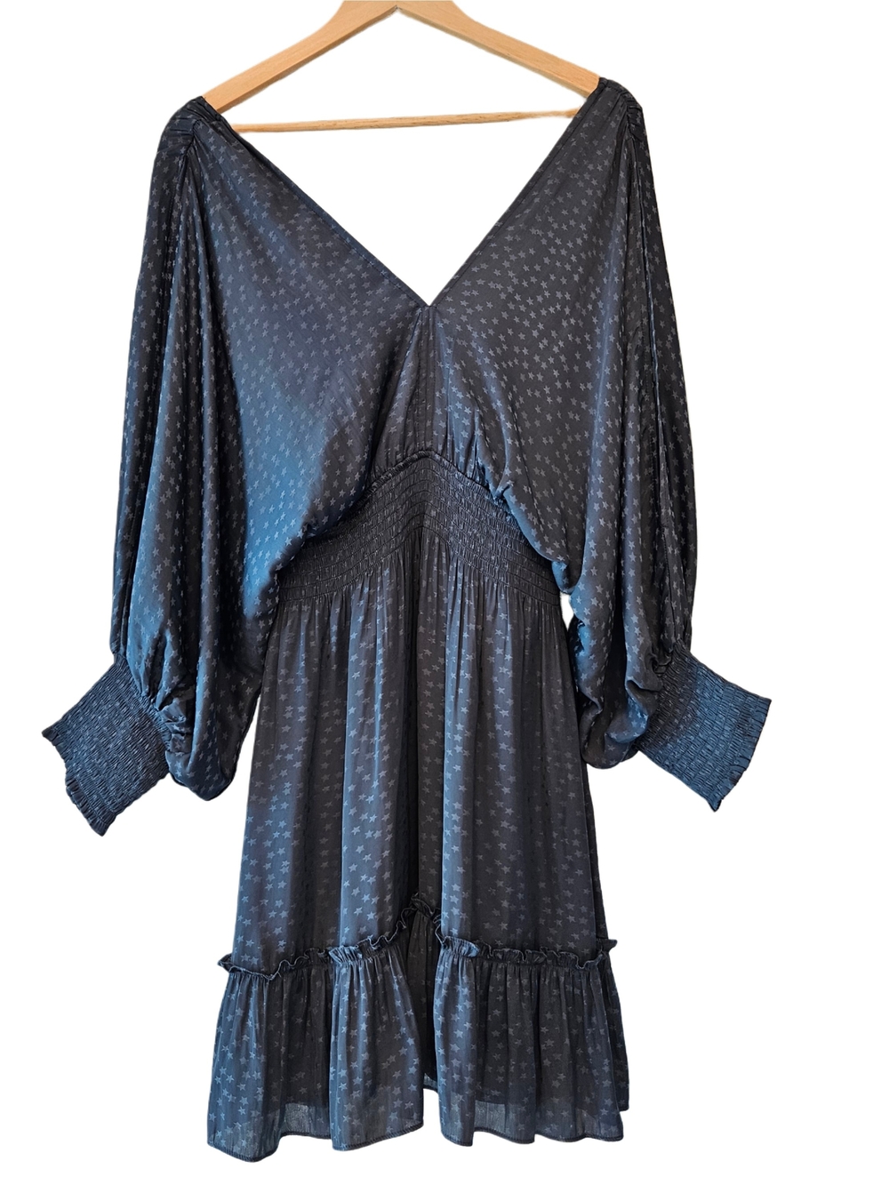 lovestitch Navy Star-Print Cami Dress